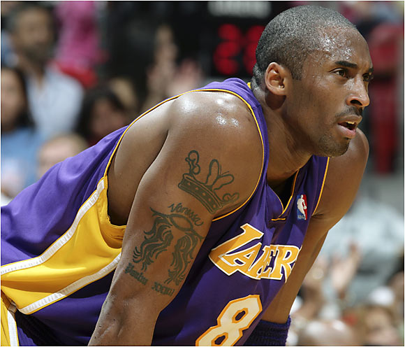 kobe bryant tattoos. There were more tattoos in